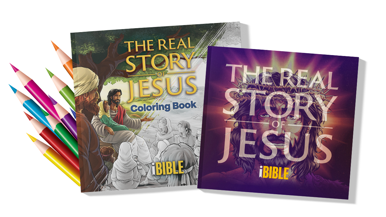 The Real Story of Jesus Coloring Book Set